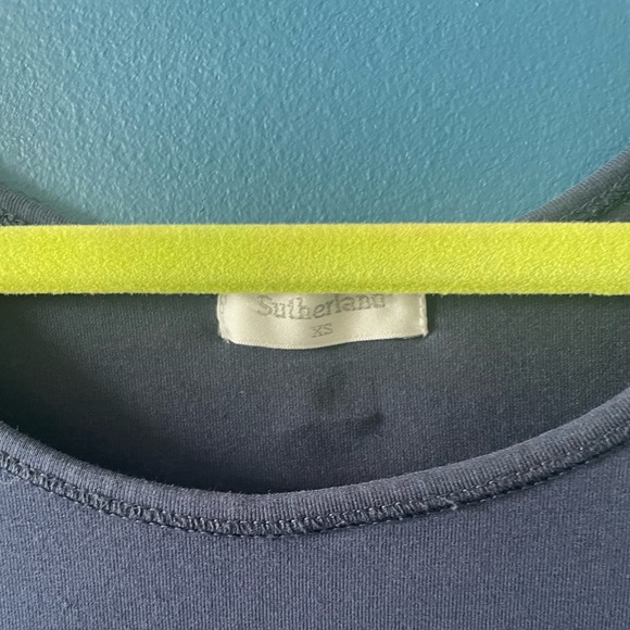 Navy long sleeve dress - Picture 2 of 5